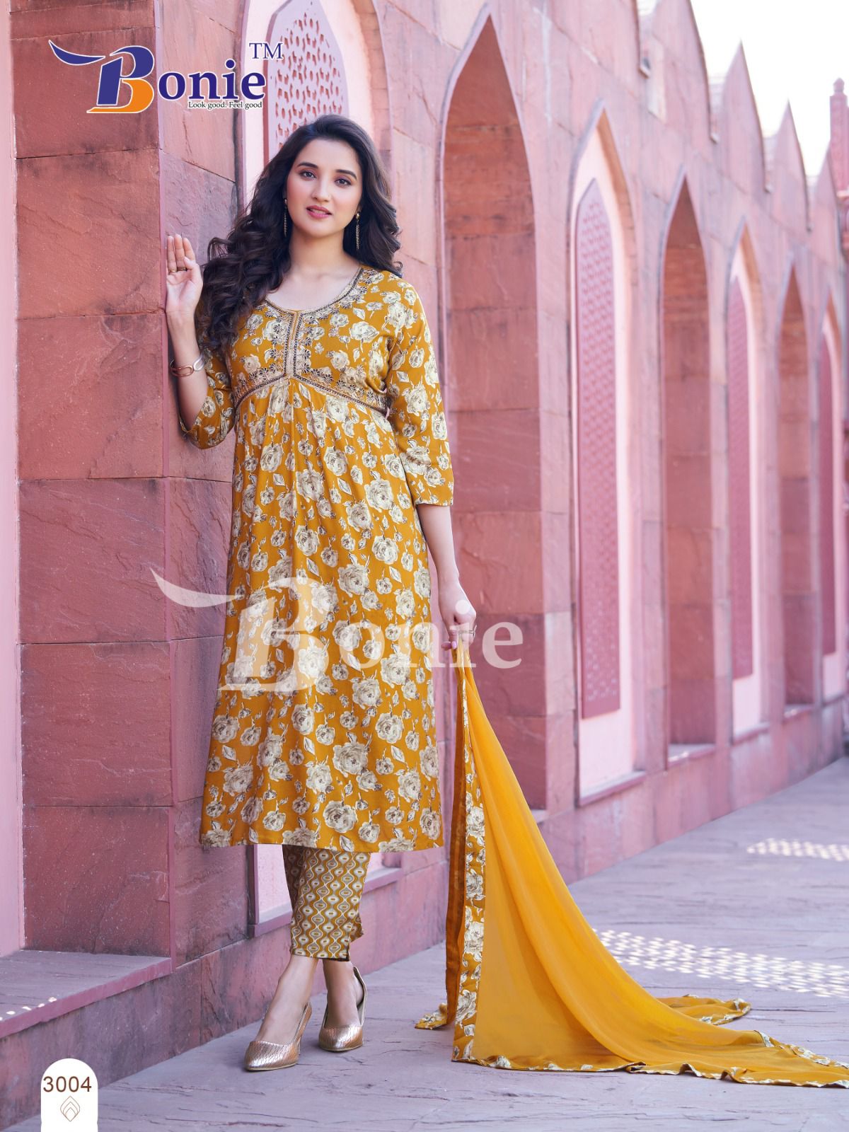 Gulzar Vol 3 By Bonie Rayon Printed Alia Cut Kurti With Bottom With Dupatta Wholesale Price In Surat

